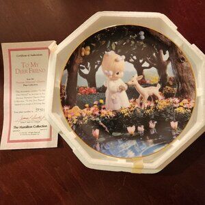 Precious Moments To My Deer Friend Collector Plate